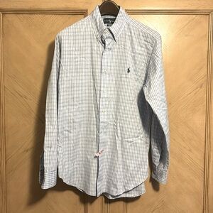 Ralph Lauren Mens Long Sleeve Button Down Dress Shirt - 15 1/2